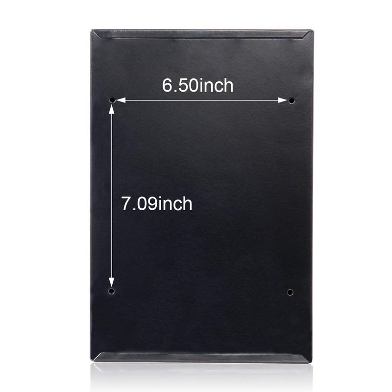 Jssmst Locking Mailbox Wall Mounted Vertical- Jssmst Mail Boxes with Combination Lock Large Capacity, 12.6 x 8.46 x 3.35 Inch, Black, SM-0601CM,Medium - Image 4